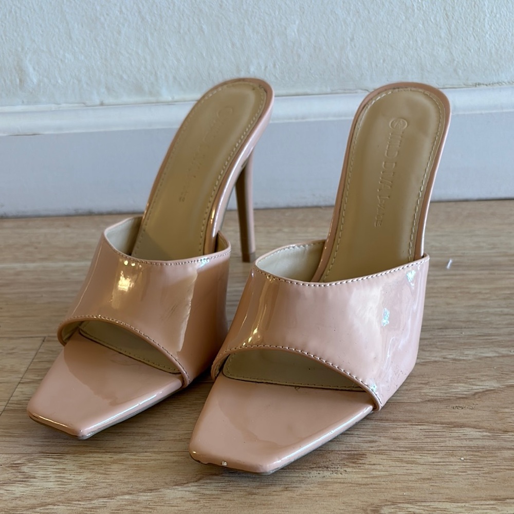 Elegant Nude Mules